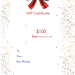 Koncierz Gift Certificate Template